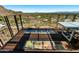 Elevated deck with glass floor panels and outdoor seating featuring stunning mountain and city views at 4925 E Red Rock Dr # 43, Phoenix, AZ 85018