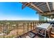 Covered outdoor patio with city view, complete with dining seating, offering a serene retreat at 4925 E Red Rock Dr # 43, Phoenix, AZ 85018