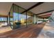 Expansive patio with fireplace, luxurious furniture and spectacular city views at 4925 E Red Rock Dr # 43, Phoenix, AZ 85018