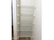 White wire shelving offering storage space against the wall, providing easy access at 1249 E Commerce Ave, Gilbert, AZ 85234
