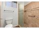 Bathroom features tile-surround shower with glass door, grab bar, and convenient shower niche at 13600 N Fountain Hills Blvd # 501, Fountain Hills, AZ 85268