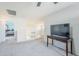 Second floor hallway has a TV and leads to bedrooms with views at 16136 W Durango St, Goodyear, AZ 85338