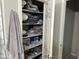 Linen closet featuring shelving, folded towels and blankets at 22325 N 185Th Ave, Surprise, AZ 85387