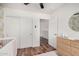 Bright Bedroom features a closet and changing table, offering a calm and functional space for a new baby at 2746 E Fawn Dr, Phoenix, AZ 85042