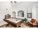 Bright game room featuring a pool table and view into the office at 2746 E Fawn Dr, Phoenix, AZ 85042
