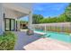 Inviting pool with water feature and manicured landscaping, perfect for relaxation at 3718 E Sells Dr, Phoenix, AZ 85018