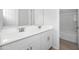 Bathroom featuring double sinks with sleek fixtures and a shower/tub combo at 4143 E Sidesaddle Rd, San Tan Valley, AZ 85140