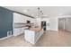 Bright kitchen with a large center island, granite counters, and stainless steel appliances at 4143 E Sidesaddle Rd, San Tan Valley, AZ 85140