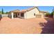 Back exterior including covered patio and outdoor shed at 639 E Palo Verde St, Casa Grande, AZ 85122