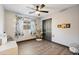 Bright bedroom with a cat tree at 671 W Jahns Ct, Casa Grande, AZ 85122