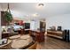 Open concept kitchen with island and dining area at 671 W Jahns Ct, Casa Grande, AZ 85122