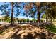 Community pool area surrounded by mature trees, inviting residents to relax and enjoy a refreshing swim at 7324 S Bonarden Ln, Tempe, AZ 85283