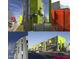 Colorful modern townhomes with unique architectural details and landscaping at 1111 W University Dr # 1017, Tempe, AZ 85281
