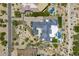 Aerial view of an estate showcasing its landscaped grounds, pool, and architectural design at 13074 E Saddlehorn Trl, Scottsdale, AZ 85259
