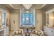 Luxurious bathroom with a large bathtub and vanity at 13074 E Saddlehorn Trl, Scottsdale, AZ 85259