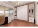 Bedroom featuring shelving and built-in storage next to a window at 1362 E Cherry Hills Dr, Chandler, AZ 85249