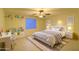A charming bedroom features a comfortable bed, ample storage, and a playful decor at 16426 N 49Th St, Scottsdale, AZ 85254