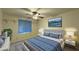 A tranquil bedroom with stylish decor, comfortable bedding, a side table and ample natural light creating a relaxing retreat at 16426 N 49Th St, Scottsdale, AZ 85254