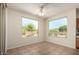 Cozy dining area with large windows offering scenic desert views at 20017 N Cielo Ct, Surprise, AZ 85374