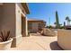Inviting front entrance with a decorative desert landscape and sidewalk at 20017 N Cielo Ct, Surprise, AZ 85374