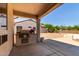 Inviting outdoor kitchen space with built-in grill, perfect for entertaining at 20017 N Cielo Ct, Surprise, AZ 85374