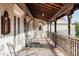 Inviting balcony with wrought iron railing and brick flooring at 4316 N 40Th St, Phoenix, AZ 85018