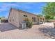 A well kept backyard featuring a spacious patio and block fence at 8354 W Marlette Ave, Glendale, AZ 85305