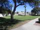 Expansive greenspace near community pool and clubhouse with mature trees and manicured lawn at 9728 N 106Th Pl # 154, Scottsdale, AZ 85258