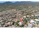 An aerial view of the community with a graphic marker highlighting the location of a listed desert home at 10119 E Winter Sun Dr, Scottsdale, AZ 85262