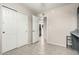 Bedroom with stylish hardwood floors and a closet at 1531 W Campo Bello Dr, Phoenix, AZ 85023