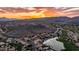 Gorgeous aerial view showcases the property's location, lake, golf course, mountain views, and community at 16239 S 18Th Pl, Phoenix, AZ 85048