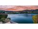 Panoramic view of lake and golf course from backyard at 16239 S 18Th Pl, Phoenix, AZ 85048
