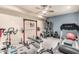 Spacious home gym featuring exercise equipment and weights, perfect for staying fit and active at 1758 E Carver Rd, Tempe, AZ 85284