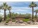 The Cottonwood Ranch entrance signage sits surrounded by native desert plants at 1972 N Hubbard Ln, Casa Grande, AZ 85122