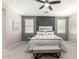 Cozy bedroom featuring neutral walls, carpet floors, and bright natural light at 45424 W Norris Rd, Maricopa, AZ 85139