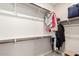 Organized closet with shelves and rods, offering ample storage space for clothes and accessories at 45424 W Norris Rd, Maricopa, AZ 85139