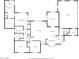 Detailed floor plan showcasing the layout of the home, including bedrooms, bathrooms, living areas, and kitchen at 5613 E Calle Del Paisano --, Phoenix, AZ 85018