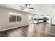 Open concept living room and kitchen, perfect for entertaining guests at 11020 N 154Th Ln, Surprise, AZ 85379