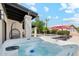 Inviting hot tub with clear blue water, perfect for relaxation and entertainment in the outdoor living area at 12835 N 78Th St, Scottsdale, AZ 85260