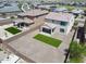 This backyard features an easily maintained desert landscaped yard with a patch of artificial turf at 19889 W Annika Dr, Litchfield Park, AZ 85340