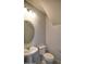 Powder room with pedestal sink and neutral paint at 19889 W Annika Dr, Litchfield Park, AZ 85340
