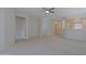 Open floor plan living room with view into the kitchen area at 2333 W Alta Vista Rd, Phoenix, AZ 85041