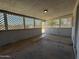 View of enclosed patio with lattice windows, perfect for relaxing at 324 E Riviera Dr, Tempe, AZ 85282