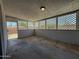 Enclosed patio with lattice windows offers a bright outdoor space at 324 E Riviera Dr, Tempe, AZ 85282