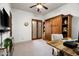 Office/den featuring a murphy bed, desk space, and bright, neutral walls at 40039 N 107Th Pl, Scottsdale, AZ 85262