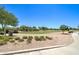 Well-maintained community park with lush green lawn, mature trees, and walking paths on a sunny day at 708 E Dry Creek Rd, San Tan Valley, AZ 85143