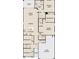 Home floor plan showing layout of bedrooms, bathrooms, kitchen, and living areas at 24105 W Bowker St, Buckeye, AZ 85326
