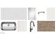 Selection of interior finishes showing the countertop, sink, cabinet door, hardware, backsplash, faucet and flooring at 24105 W Bowker St, Buckeye, AZ 85326