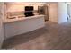 Modern kitchen with stainless steel appliances and white cabinets at 4332 W Ocotillo Rd # 206, Glendale, AZ 85301