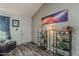 Stylish entryway featuring modern decor, ample shelving, and a welcoming atmosphere, perfect for greeting guests at 6433 E University Dr, Mesa, AZ 85205